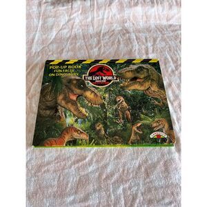 1997 JURASSIC PARK THE LOST WORLD HC POP UP Book Rare HTF